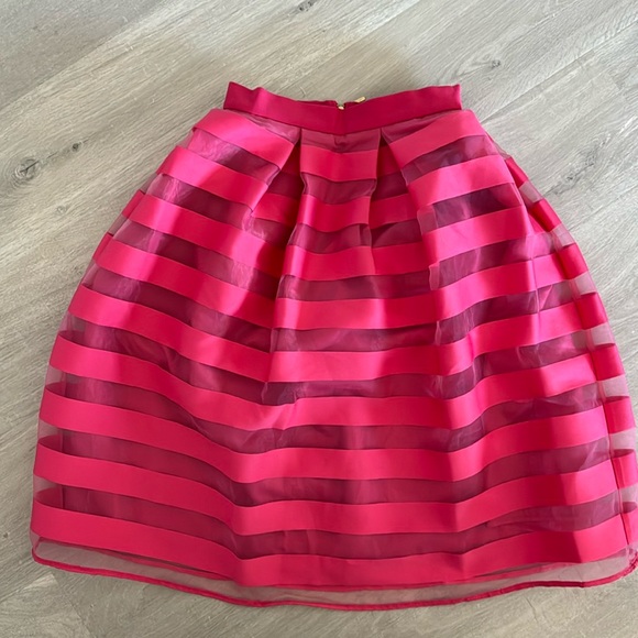 Asos closet London stipe mesh organza full midi skirt - Picture 2 of 10